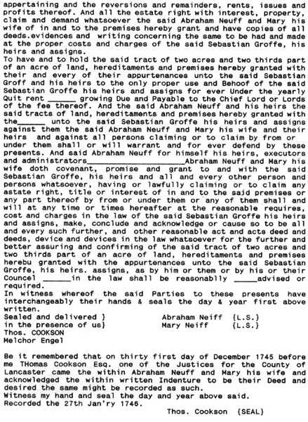 079b Neff/Grofe 1745