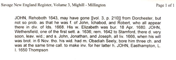 999-08 John (Rehoboth)