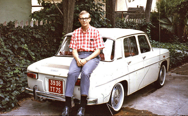 Brent & Gaby in the driveway